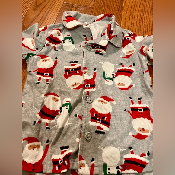 Toddler Boy Carter's Green and Gray Animal Print Pajama Bottoms and Set size 4T - Picture 8 of 11